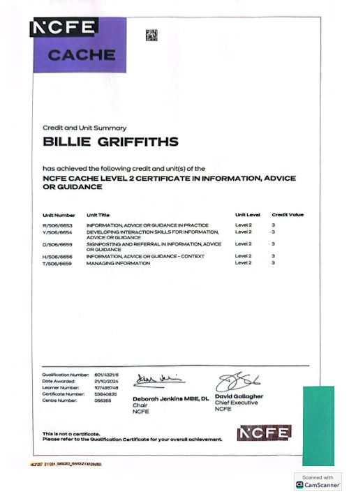 MFHA Certificate 2